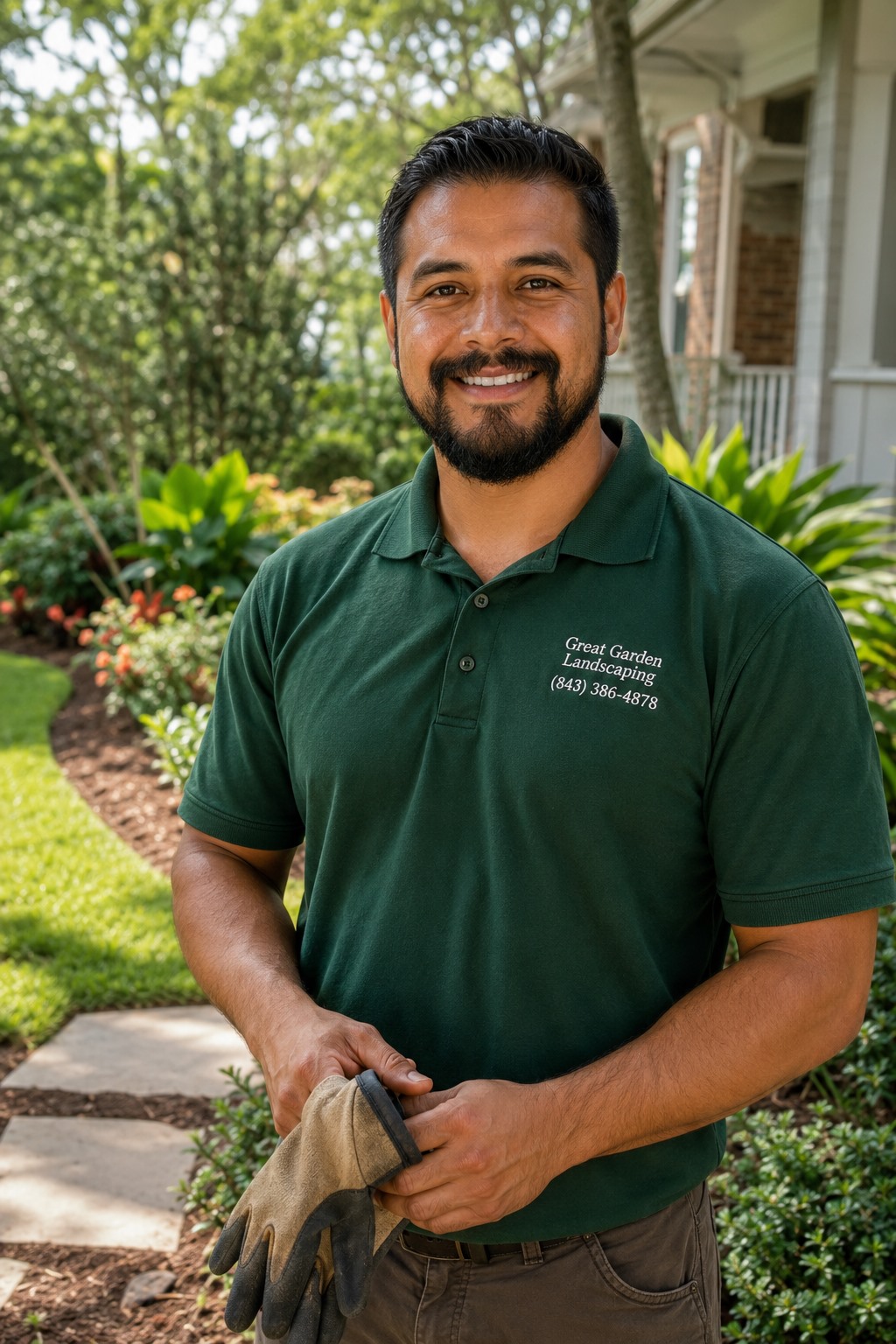 Jesus Zavaleta owner of Great Garden Landscaping in Johns Island SC