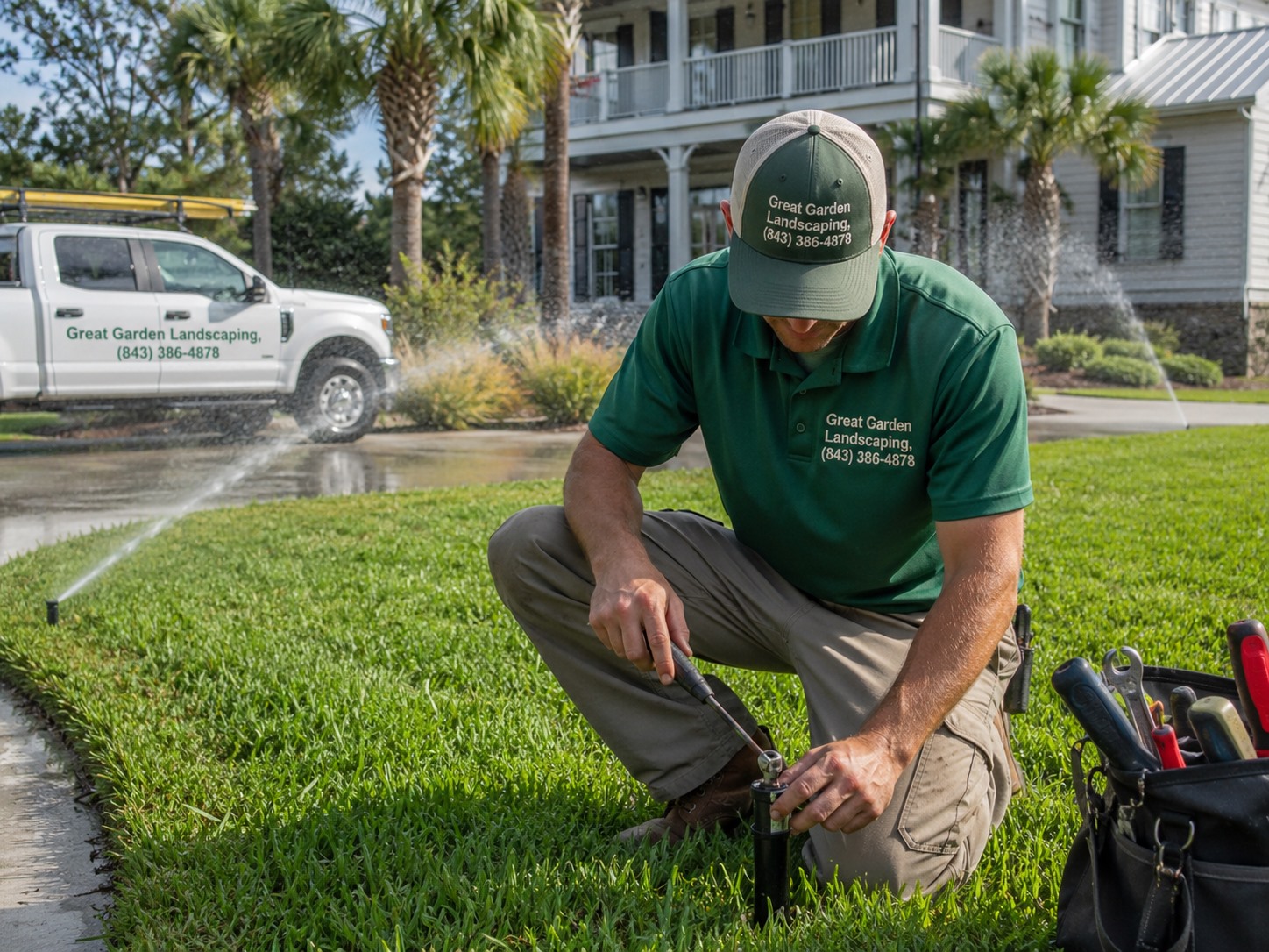 Irrigation system repair in Johns Island SC